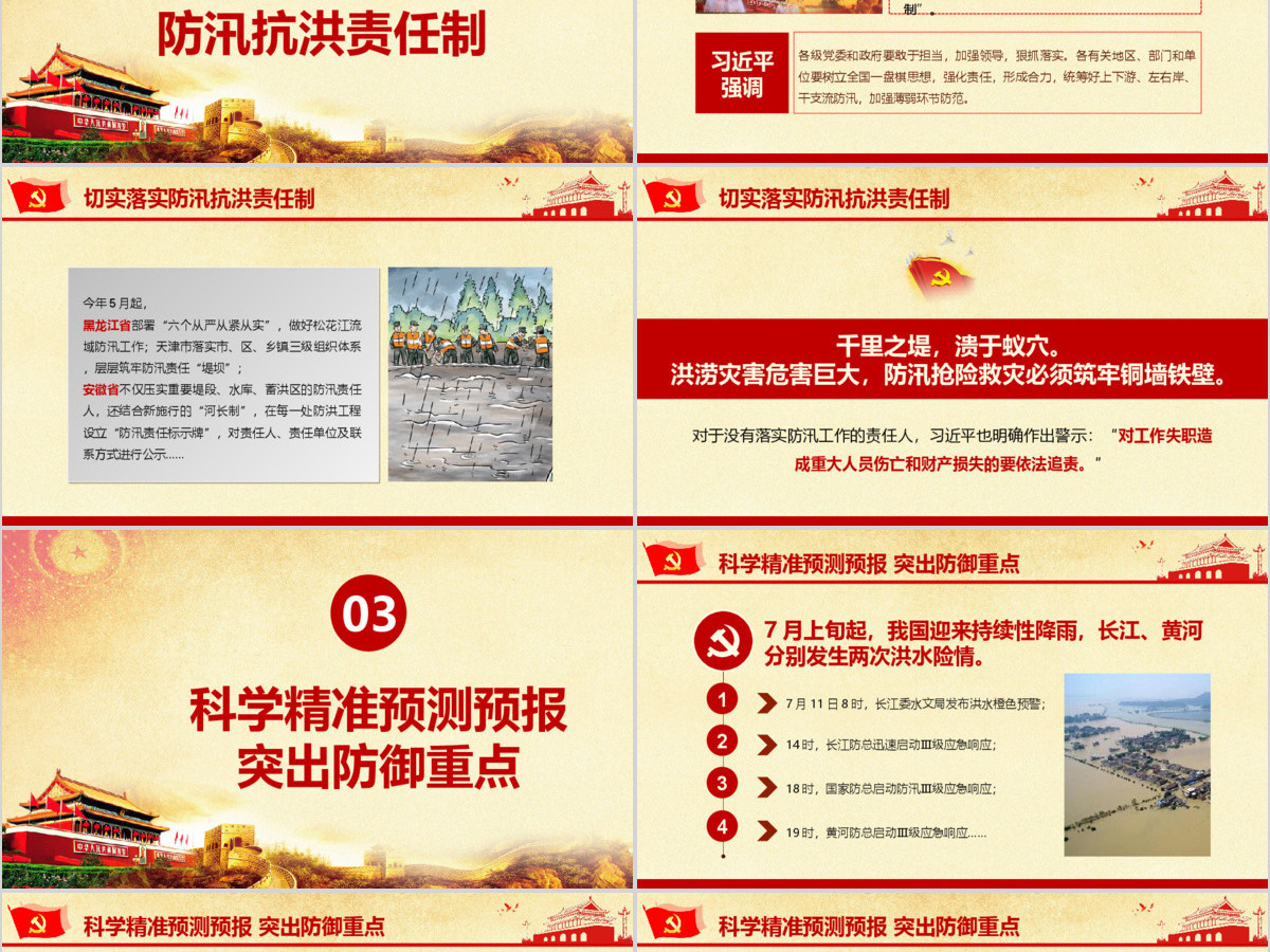 原创切实做好防汛抢险救灾工作加强汛期安全防范ppt 原创切实做好防汛抢险救灾工作加强汛期安全防范ppt