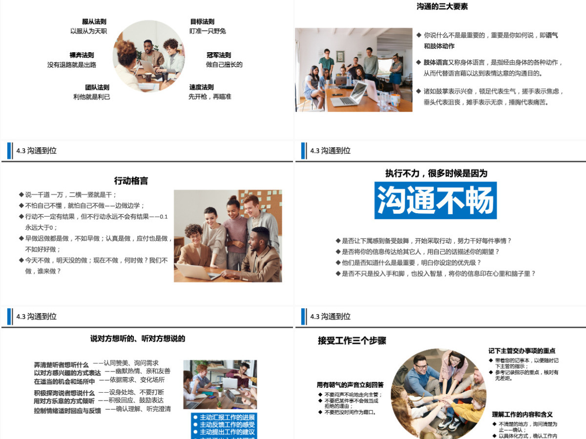打造卓越的执行力PPT模板