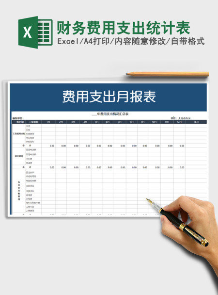 2021年财务费用支出统计表