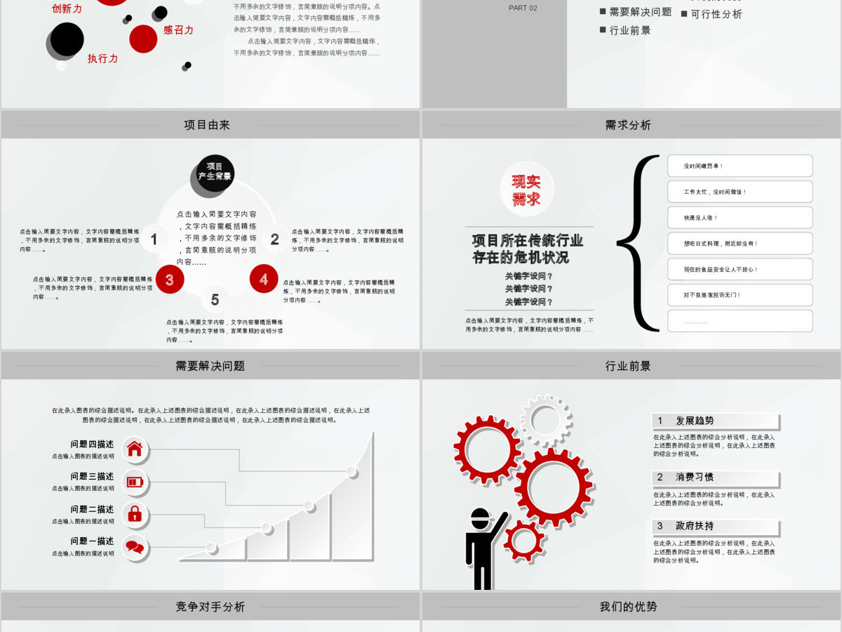 创业融资招商商业计划书动态PPT模板下载