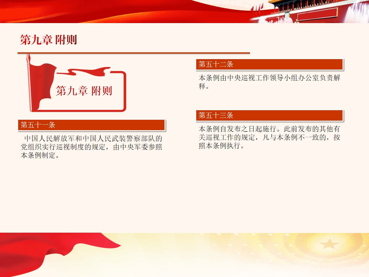  新修订《中国共产党巡视工作条例》条文对照学习