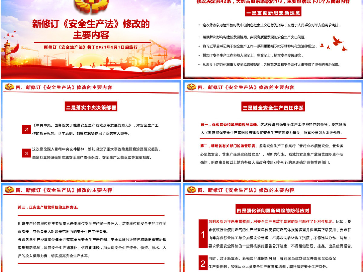 2021新《安全生产法》解读PPT 2021新《安全生产法》解读PPT