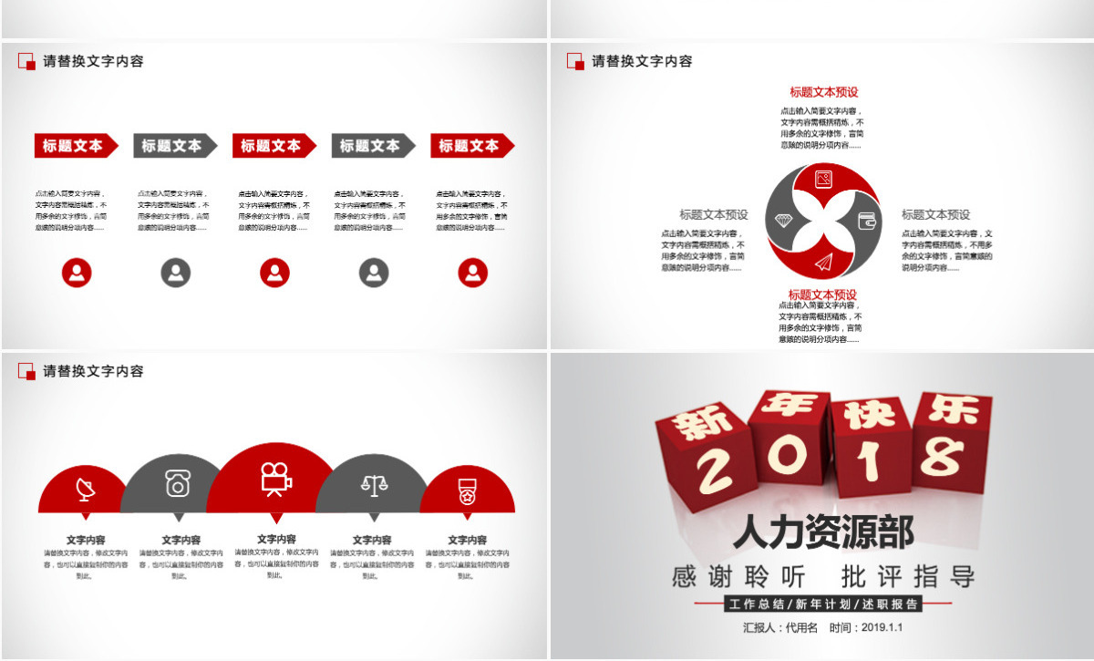 人力资源部年终总计暨新年计划ppt