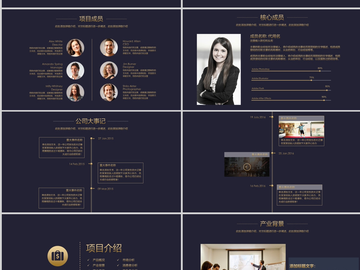 高端房地产营销策划通用模板幻灯片 高端房地产营销策划通用模板幻灯片