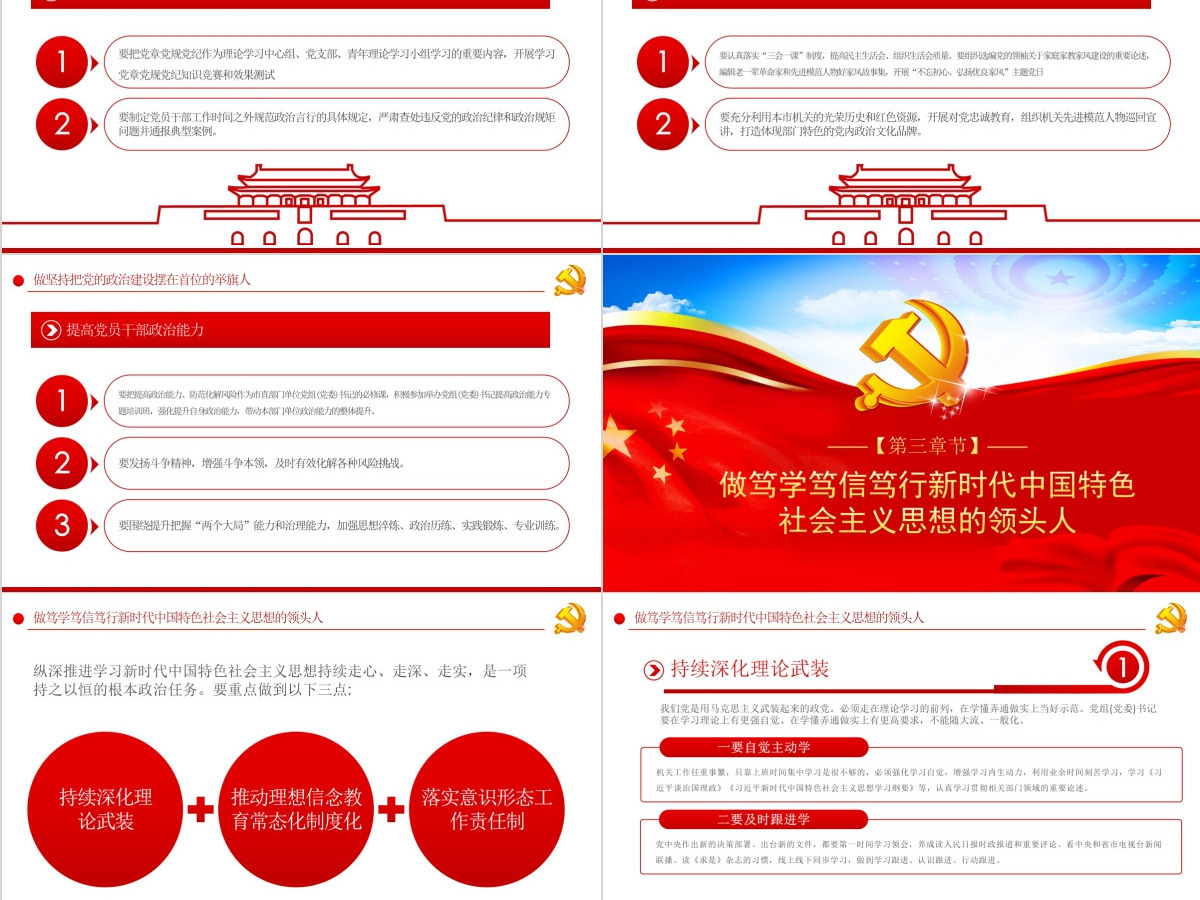 强化政治机关意识走好第一方阵全面从严治党党员干部培训党课PPT 强化政治机关意识走好第一方阵全面从严治党党员干部培训党课PPT