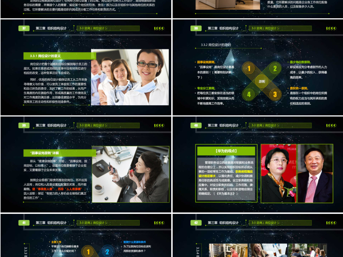 大气黑色企业新员工入职培训ppt模板
