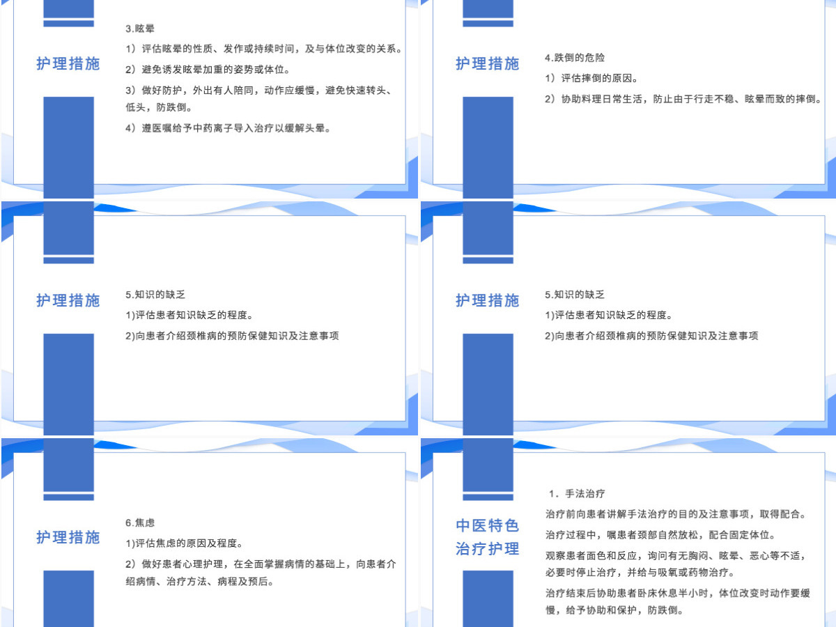 2022颈椎病护理查房清新个性护理查房通用PPT 2022颈椎病护理查房清新个性护理查房通用PPT