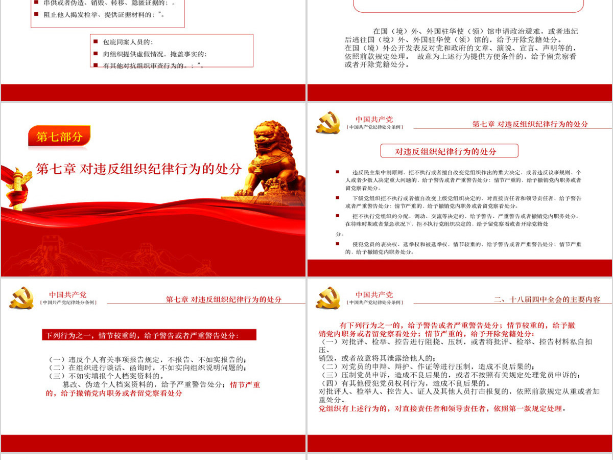 学习中国共产党廉洁自律准则条例解读ppt