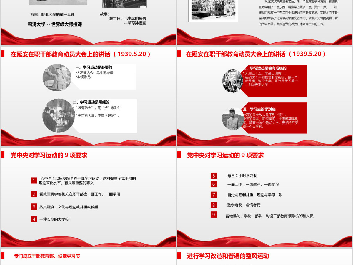 延安精神微党课PPT模板 延安精神微党课PPT模板