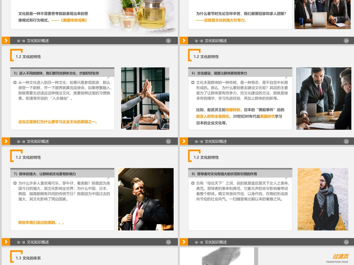 企业文化宣传培训通用PPT模板