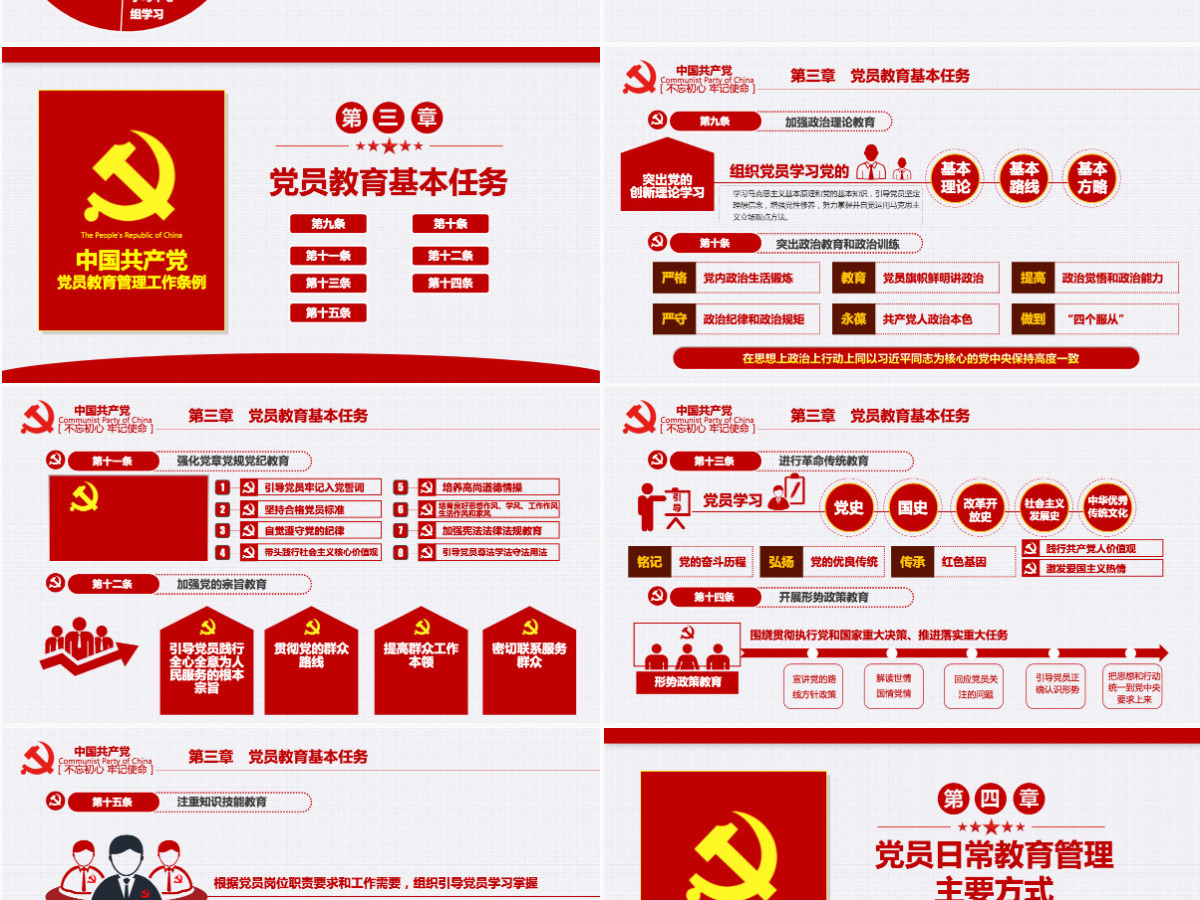 原创党员教育管理工作条例解读支部党组党建党政-含讲稿 原创党员教育管理工作条例解读支部党组党建党政-含讲稿