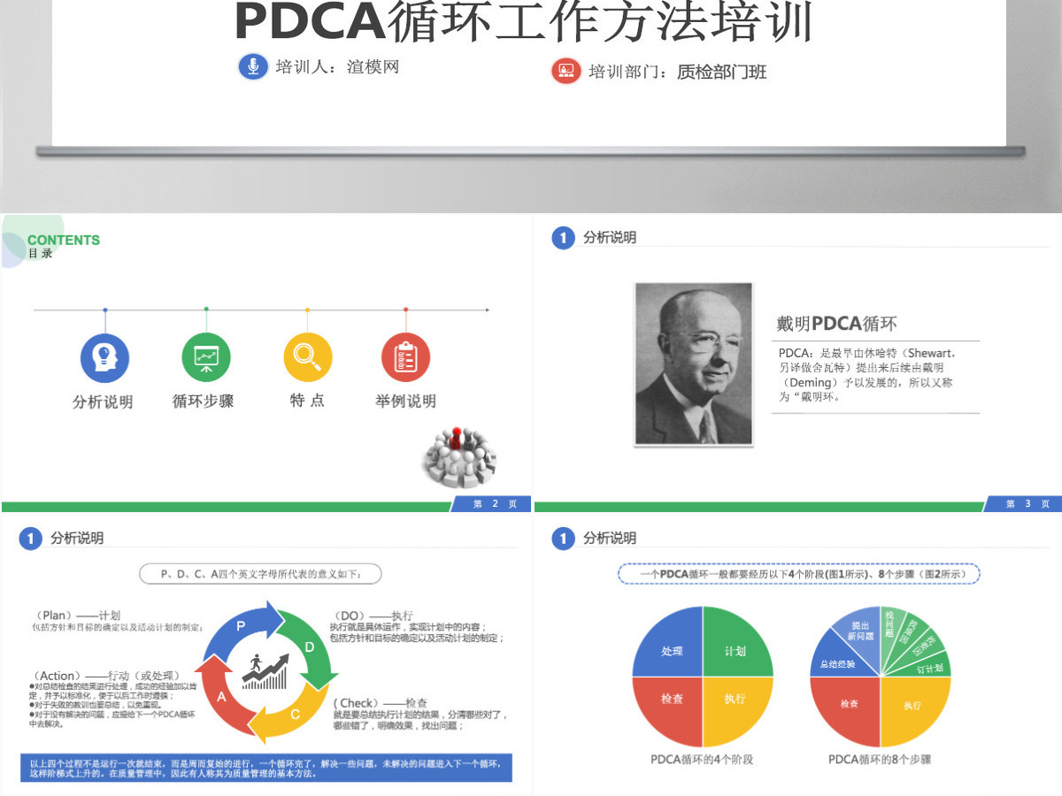 PDCA循环工作方法服务礼仪培训案例分析ppt PDCA循环工作方法服务礼仪培训案例分析ppt