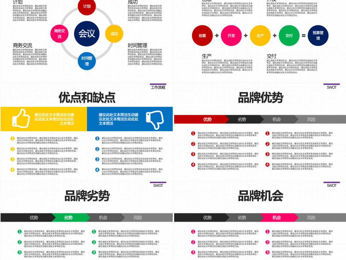 企业介绍产品销售服务推广数据分析总结PPT模板