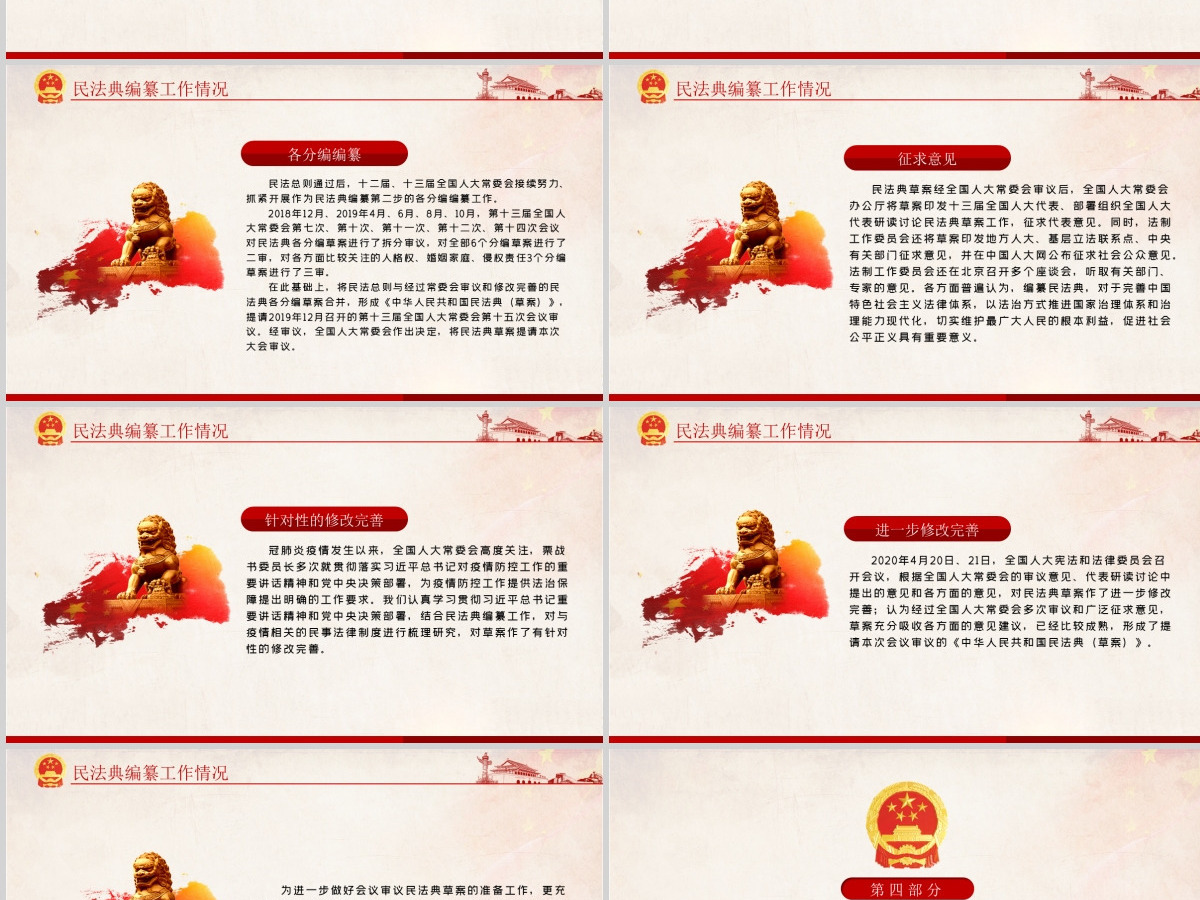 中华人民共和国民法典草案解读党课PPT