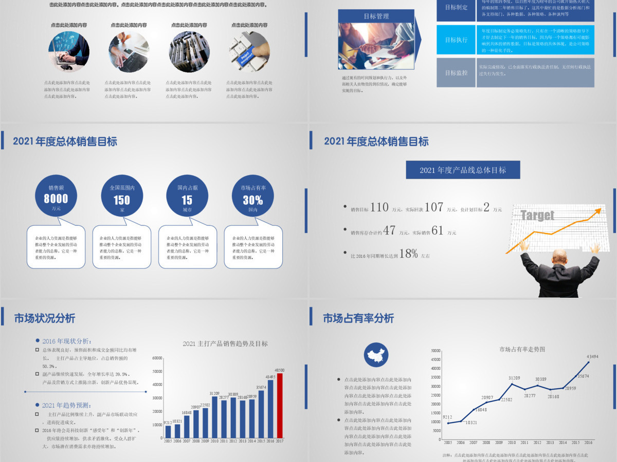 2017企业部门年度工作规划汇报PPT模板 2017企业部门年度工作规划汇报PPT模板