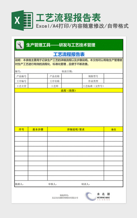 2021年工艺流程报告表