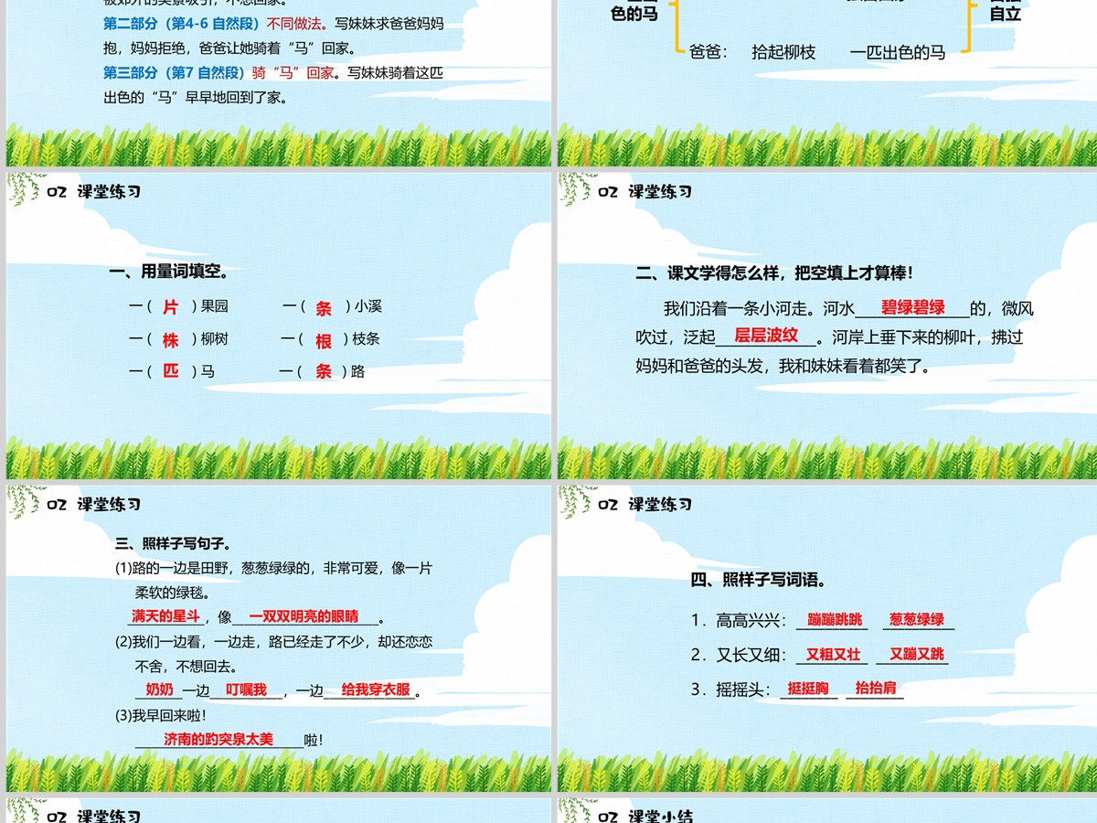小学二年级语文下册《一匹出色的马》教学PPT--含教案