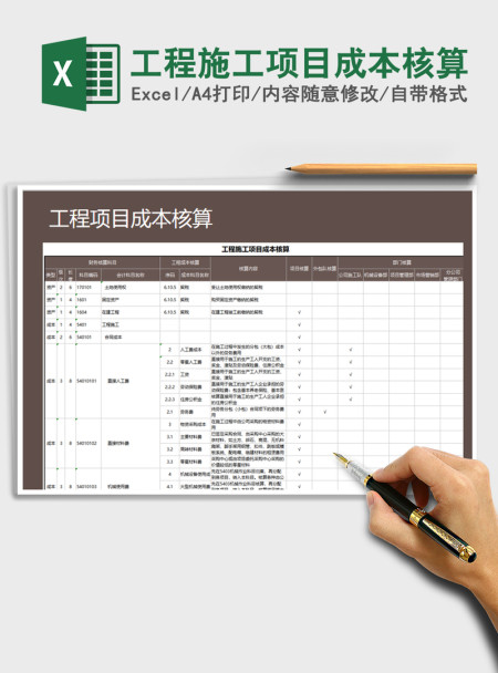 2021年工程施工项目成本核算
