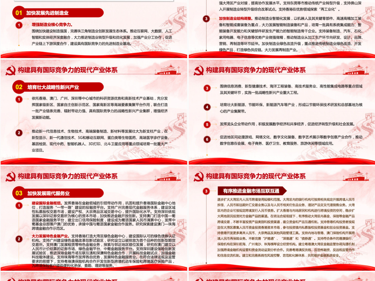 原创粤港澳大湾区发展规划纲要-版权可商用