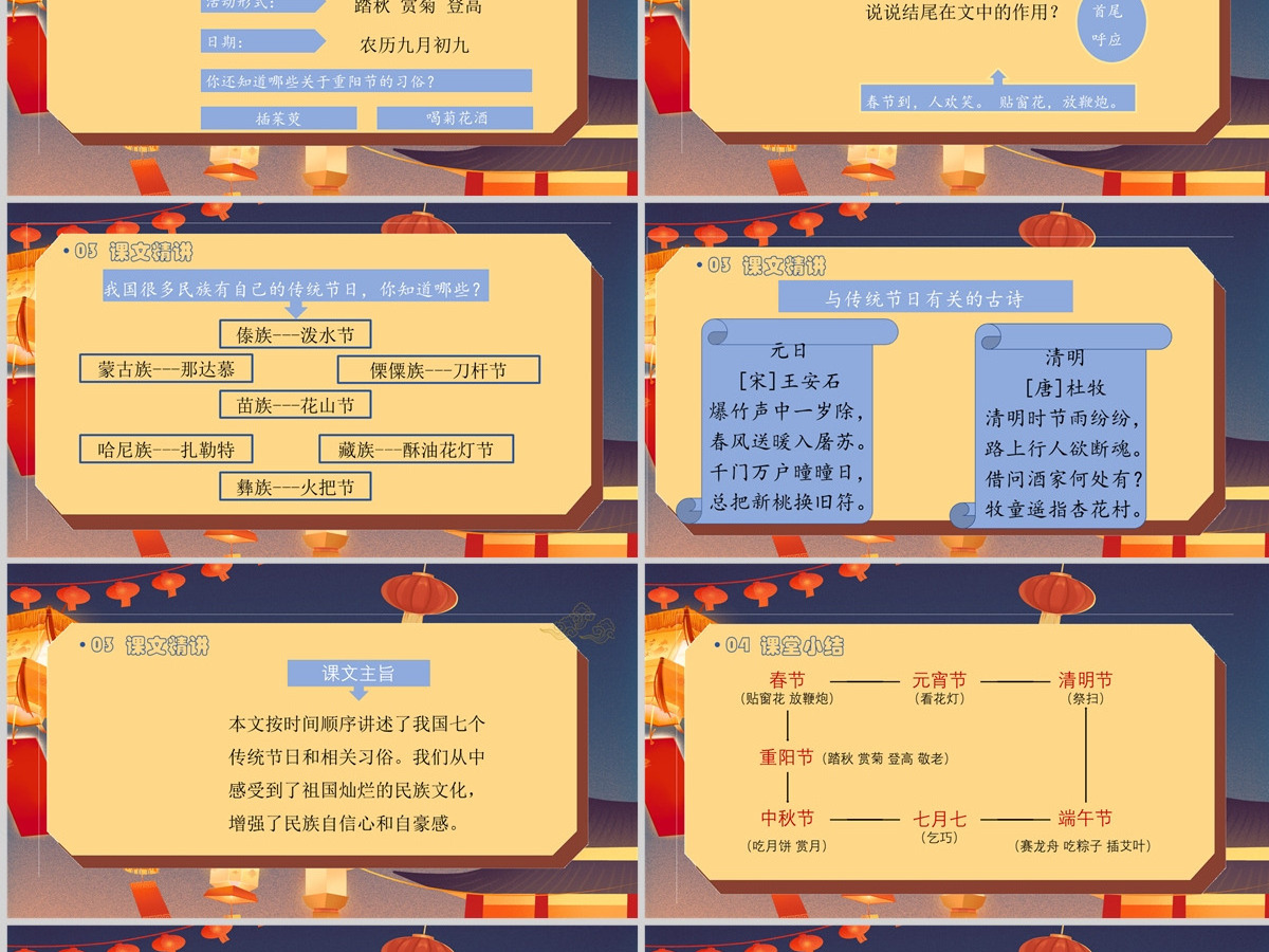 2022传统节日识字第2课小学二年级语文下册部编人教版教学课件PPT