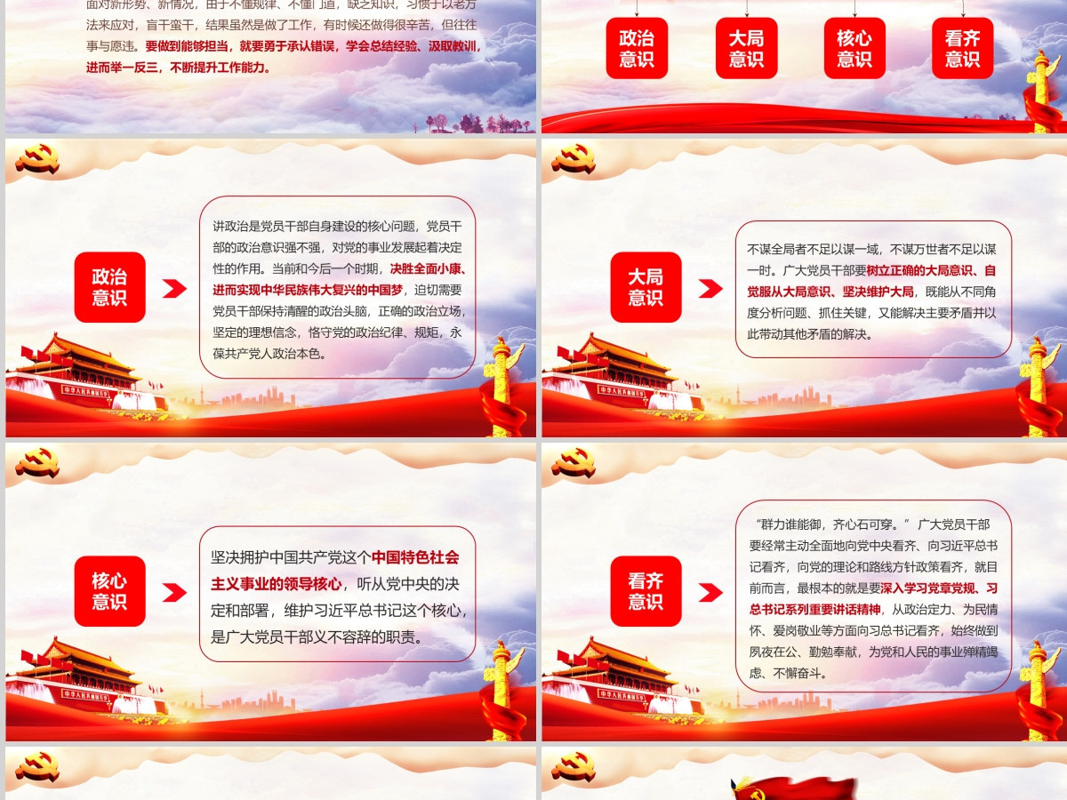 做合格共产党员模板PPT 做合格共产党员模板PPT