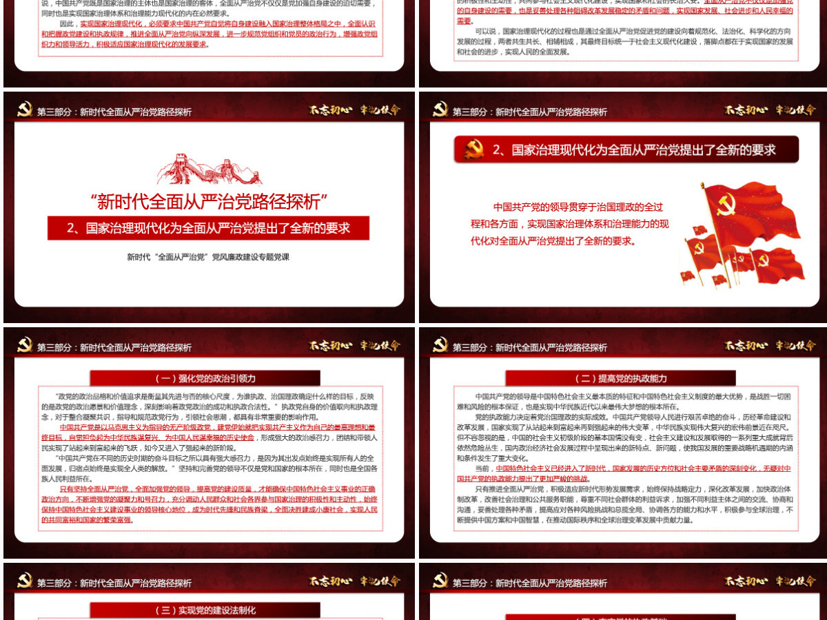 原创新时代全面从严治党PPT基层党员干部党风廉政建设微党课课件教案-含讲稿 原创新时代全面从严治党PPT基层党员干部党风廉政建设微党课课件教案-含讲稿