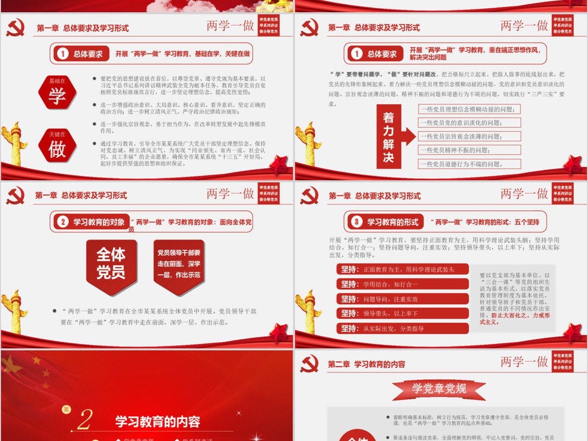 两学一做学习教育实施方案党课讲稿ppt 两学一做学习教育实施方案党课讲稿ppt