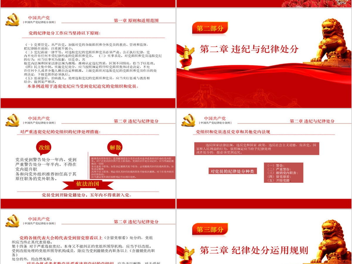 学习中国共产党廉洁自律准则条例解读ppt
