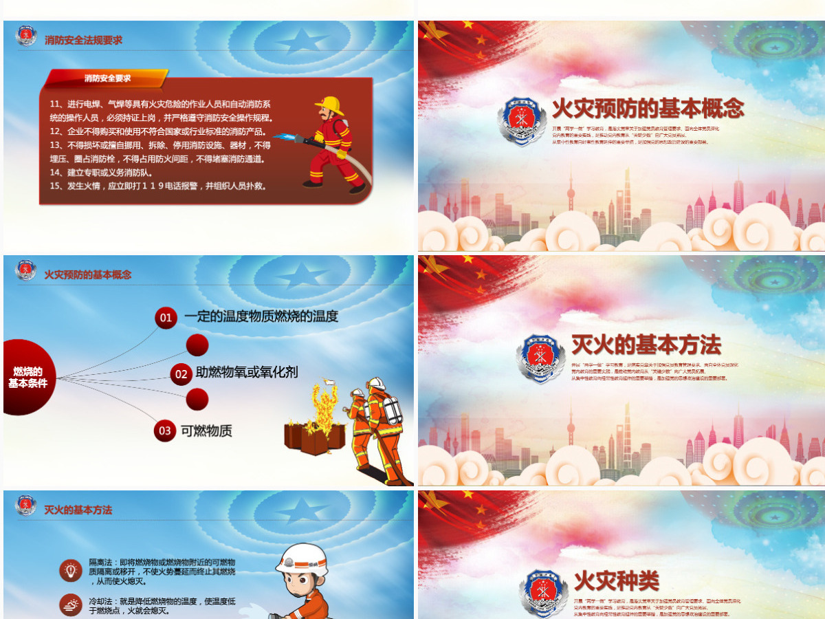 火灾防火校园消防安全PPT课件模板 火灾防火校园消防安全PPT课件模板