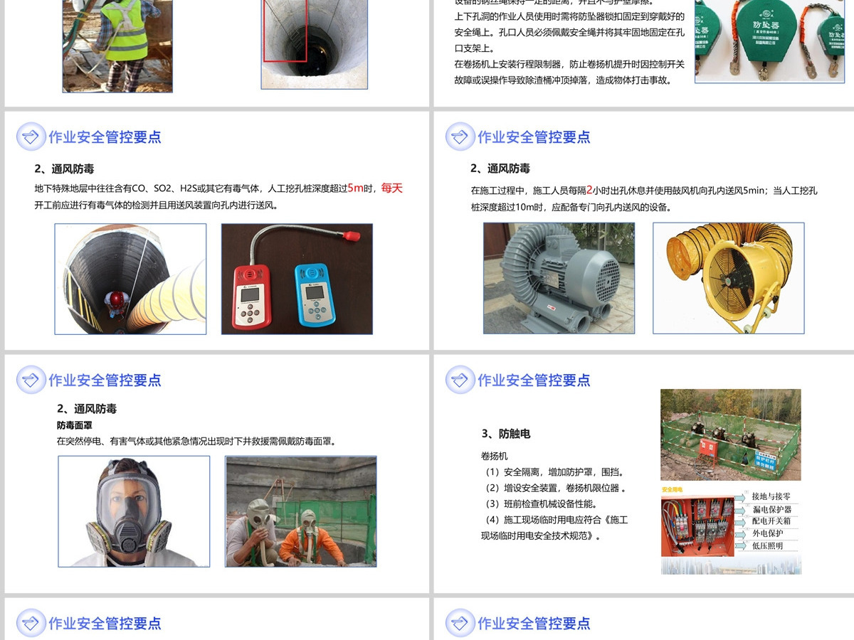 2023人工挖孔桩作业安全管控企业安全培训PPT