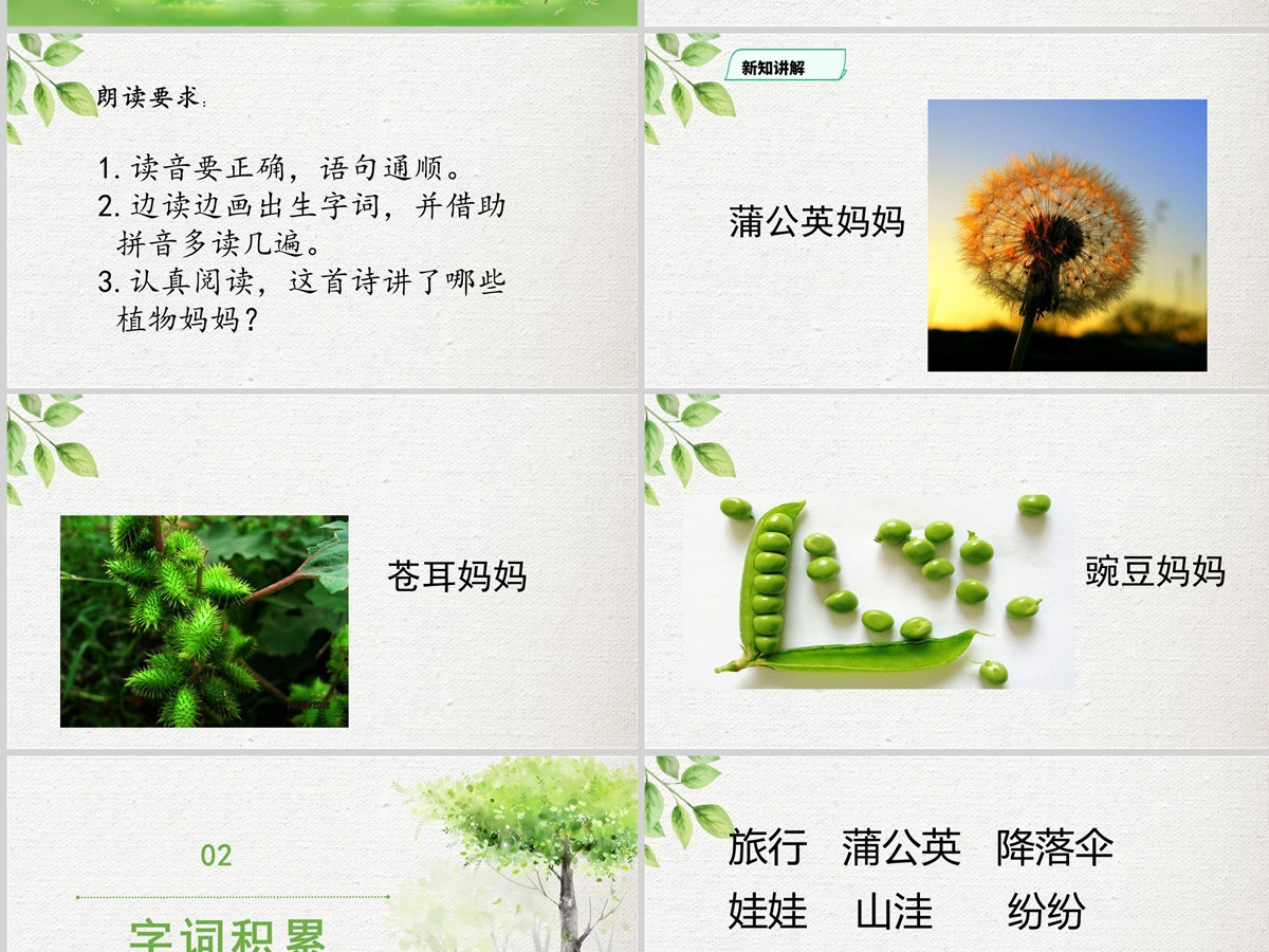 2022植物妈妈有办法简约卡通课文第3课小学二年级语文上册人教版教学课件PPT 2022植物妈妈有办法简约卡通课文第3课小学二年级语文上册人教版教学课件PPT