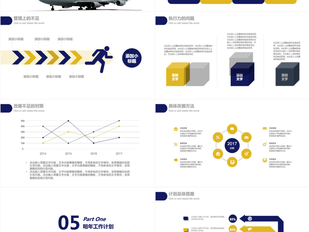 机场航空公司通用年终汇报PPT模板 机场航空公司通用年终汇报PPT模板