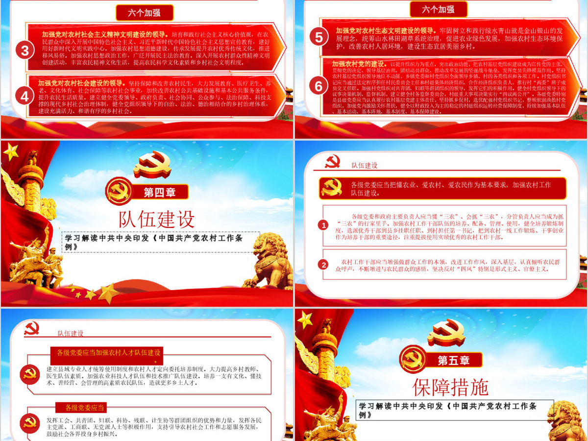 原创中国共产党农村工作条例学习解读PPT-版权可商用 原创中国共产党农村工作条例学习解读PPT-版权可商用
