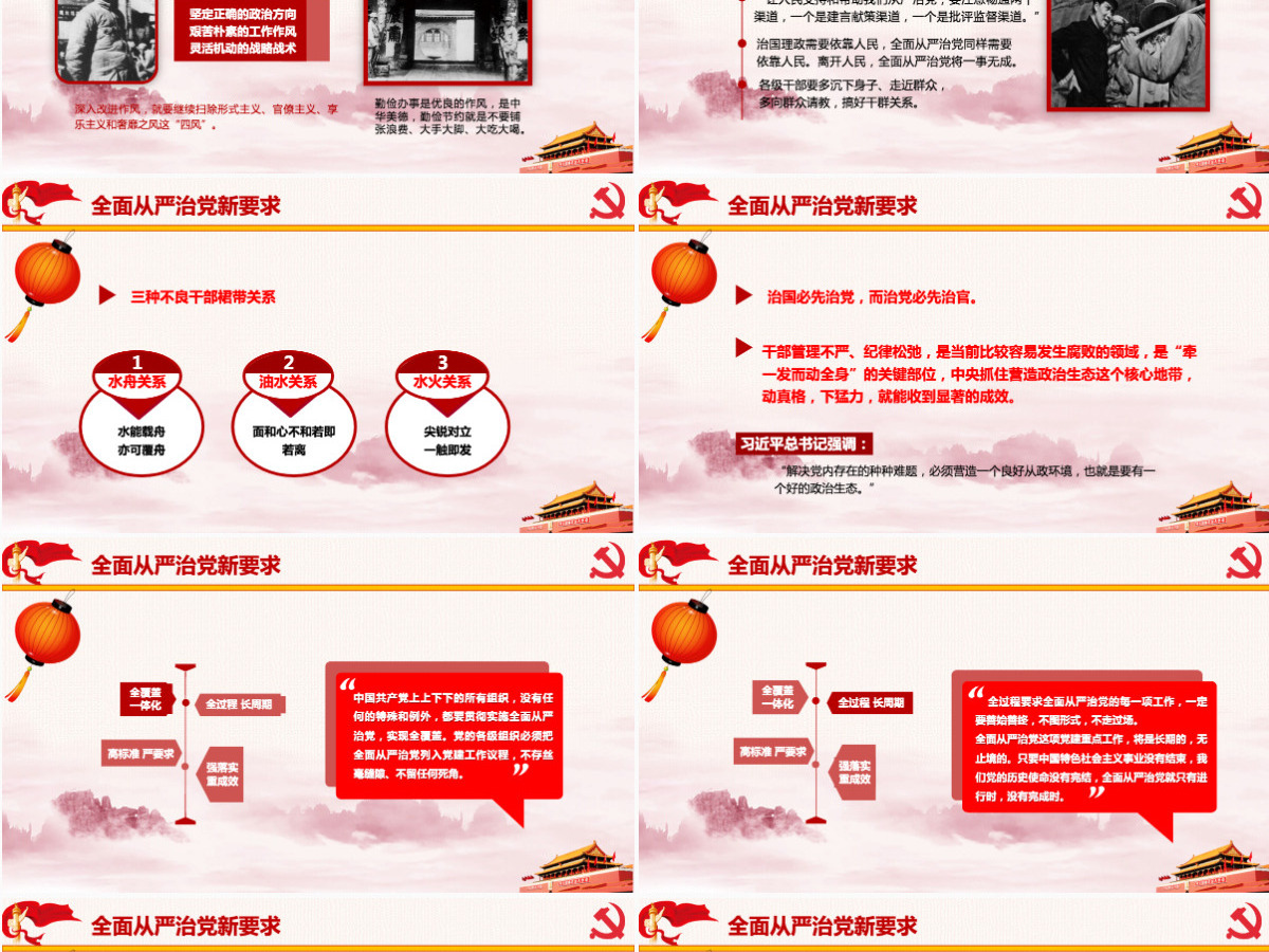 践行新思想拥抱新时代新理念新举措新要求全面从严治党十九大学习报告动态PPT模板 践行新思想拥抱新时代新理念新举措新要求全面从严治党十九大学习报告动态PPT模板