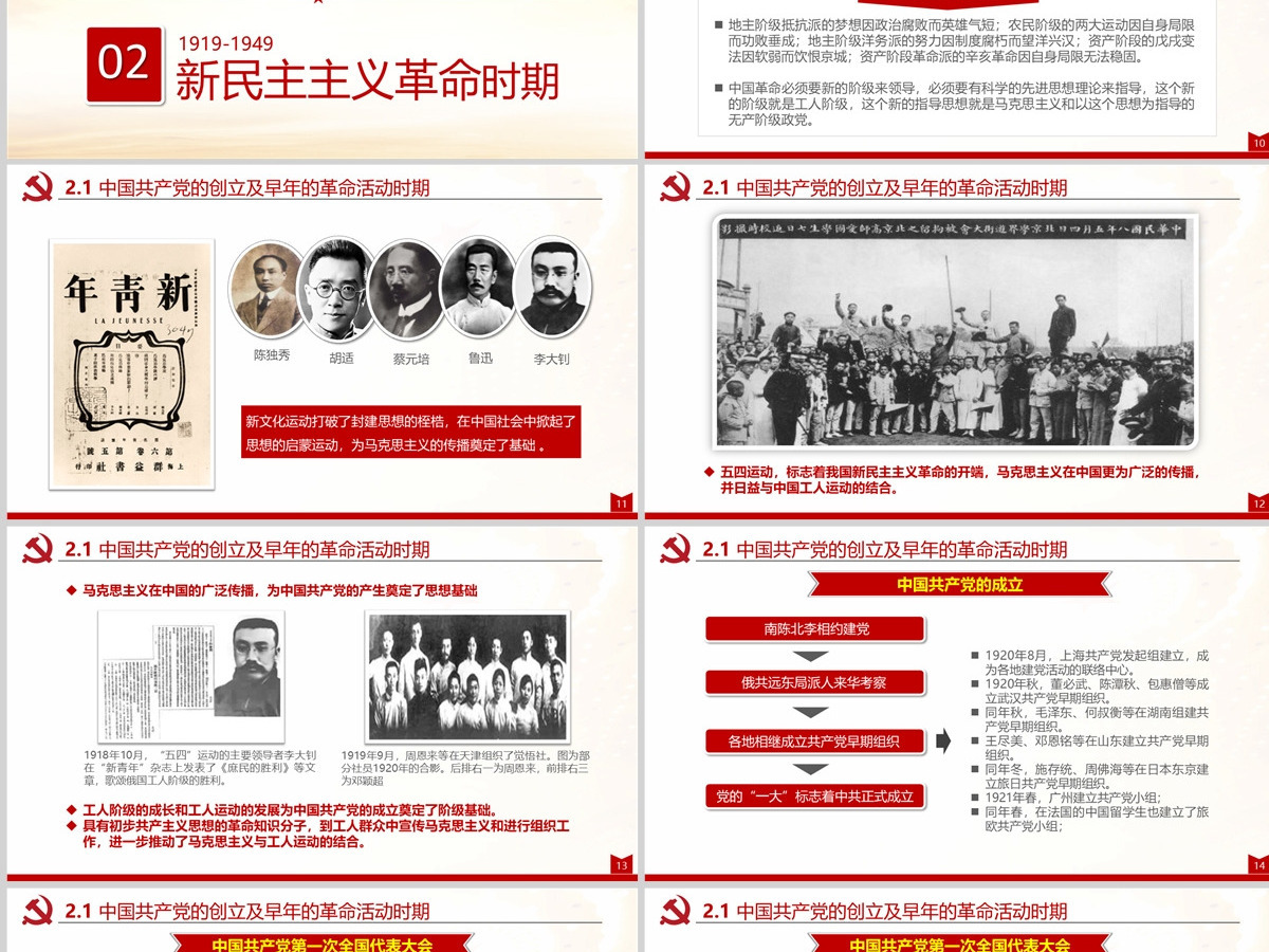 光辉的历程中国共产党党史党员党课PPT-含讲稿 光辉的历程中国共产党党史党员党课PPT-含讲稿