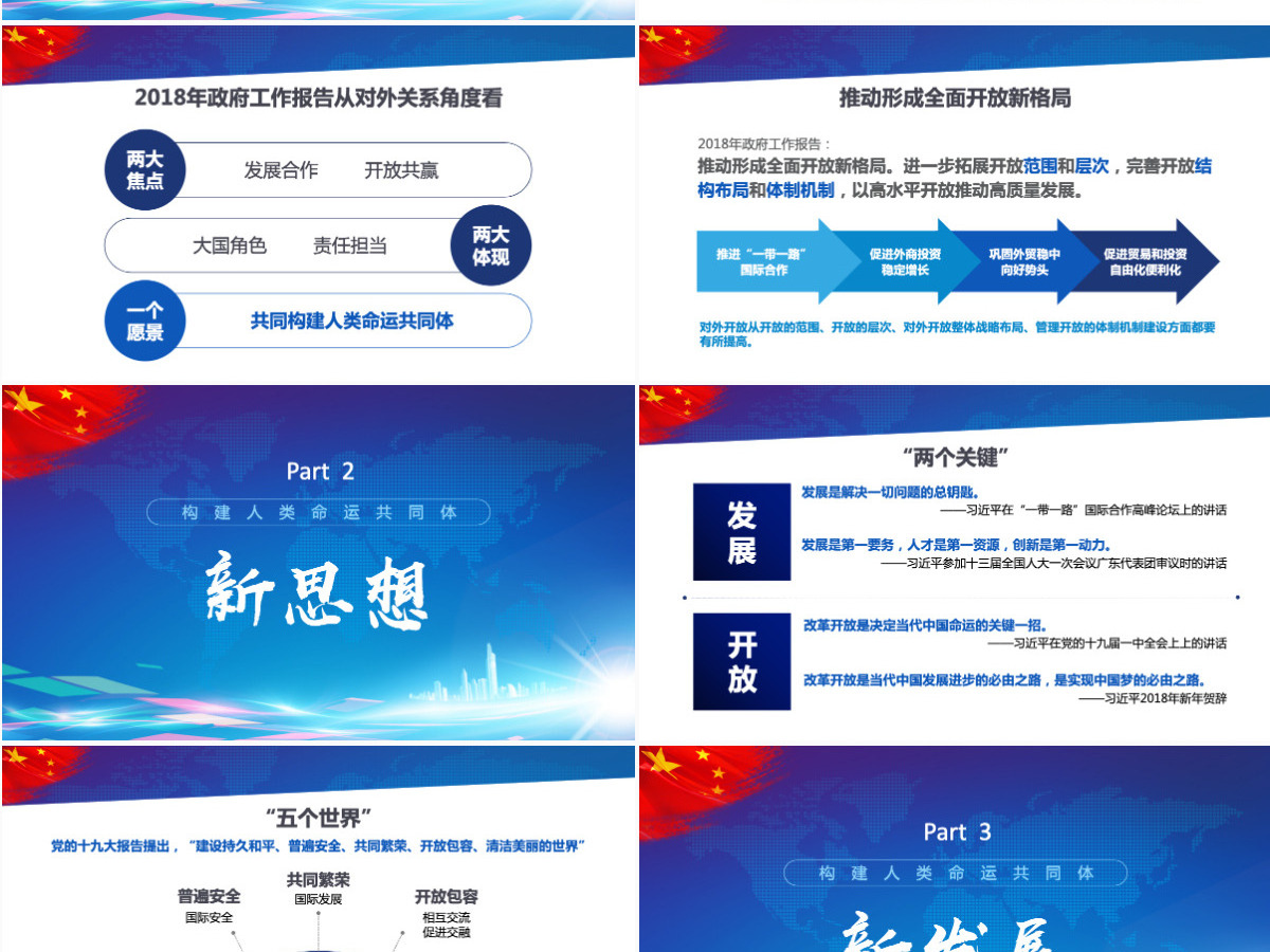 构建人类命运共同体大国担当PPT 构建人类命运共同体大国担当PPT