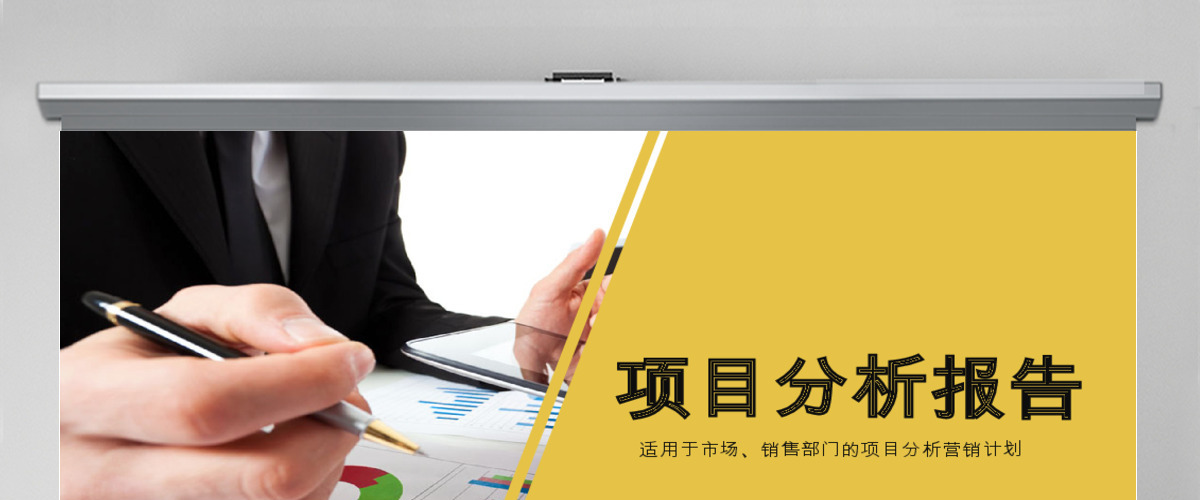 2022年市场投资项目可行性分析报告PPT模板 2022年市场投资项目可行性分析报告PPT模板