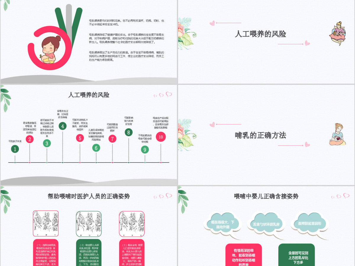 全国母乳喂养宣传日PPT 全国母乳喂养宣传日PPT