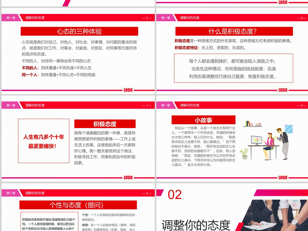 2024态度决定一切PPT模板 2024态度决定一切PPT模板