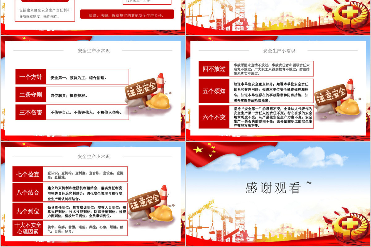 2020全国第19个安全生产月宣传教育活动消除事故隐患筑牢安全防线PPT