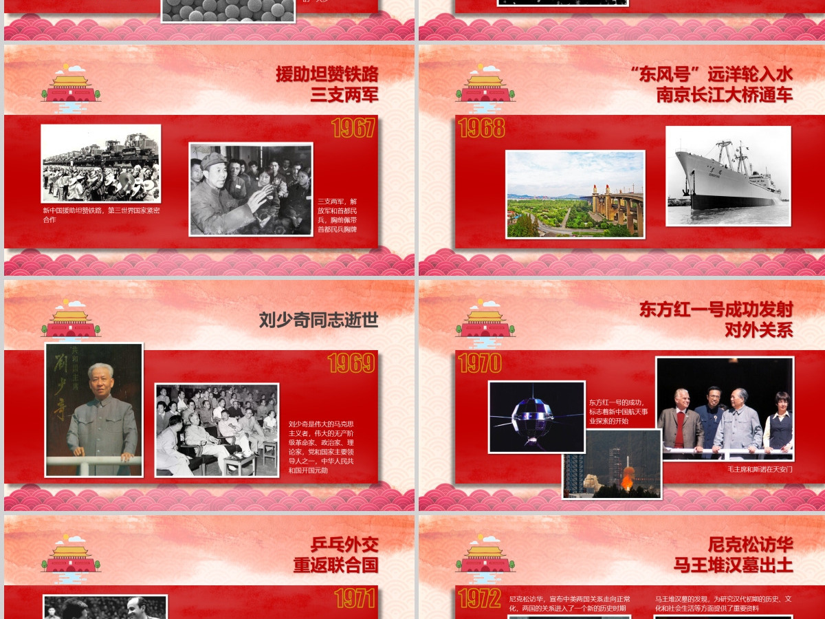 2019红色中国梦PPT模板