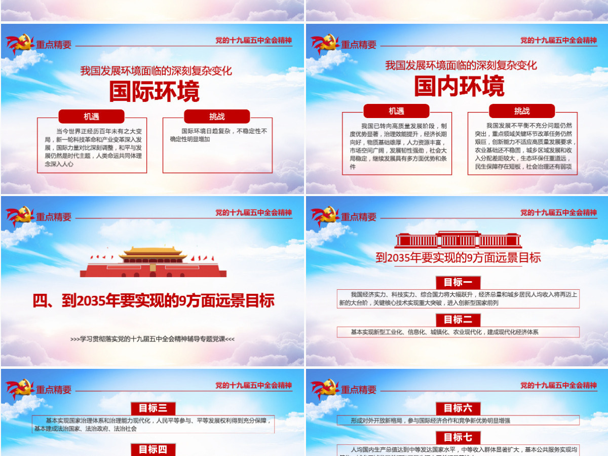 超详细十九届五中全会公报及十四五2035远景目标的建议PPT--含讲稿