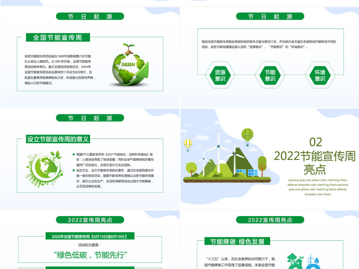 2022年全国节能宣传周卡通风落实双碳行动共建美丽家园主题课件模板PPT 2022年全国节能宣传周卡通风落实双碳行动共建美丽家园主题课件模板PPT
