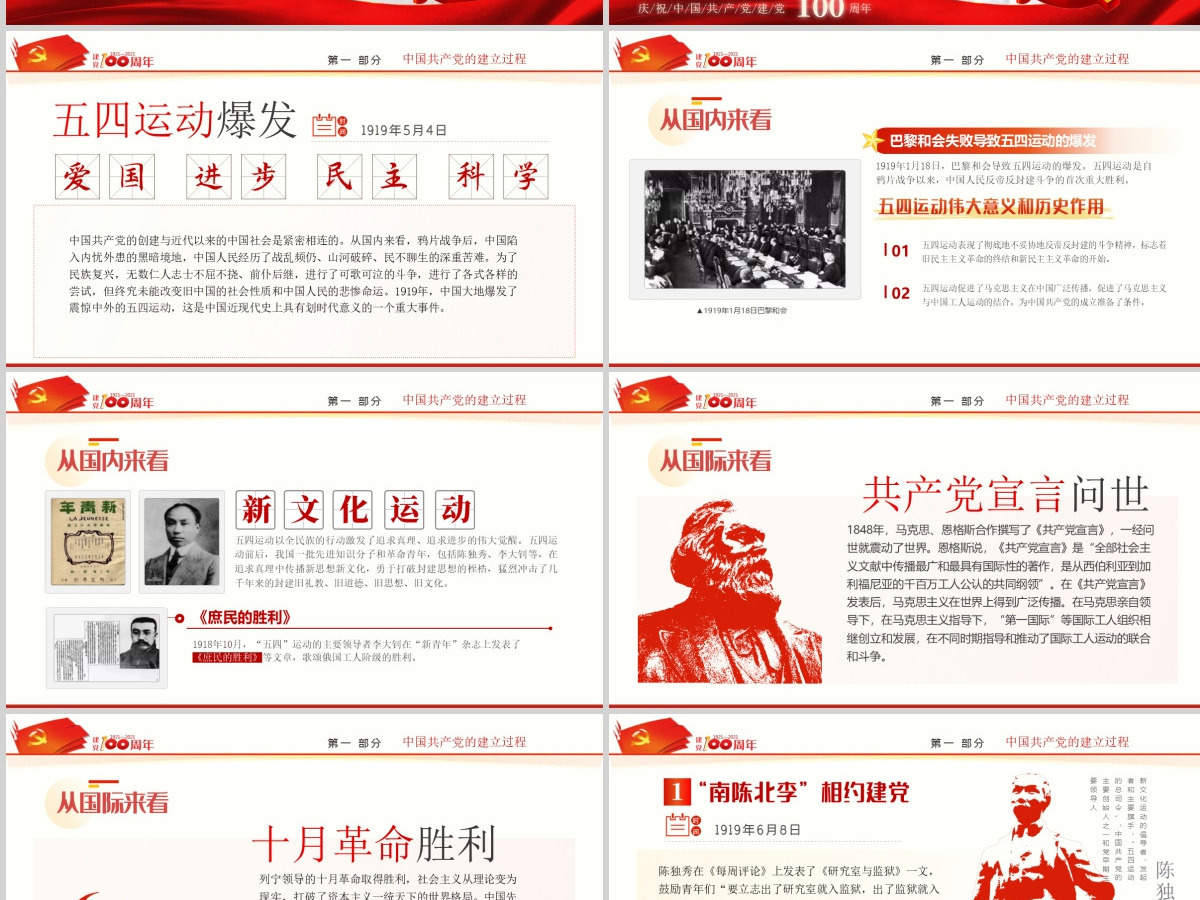 2021建党百年党史党课党性党务党员党建--含讲稿