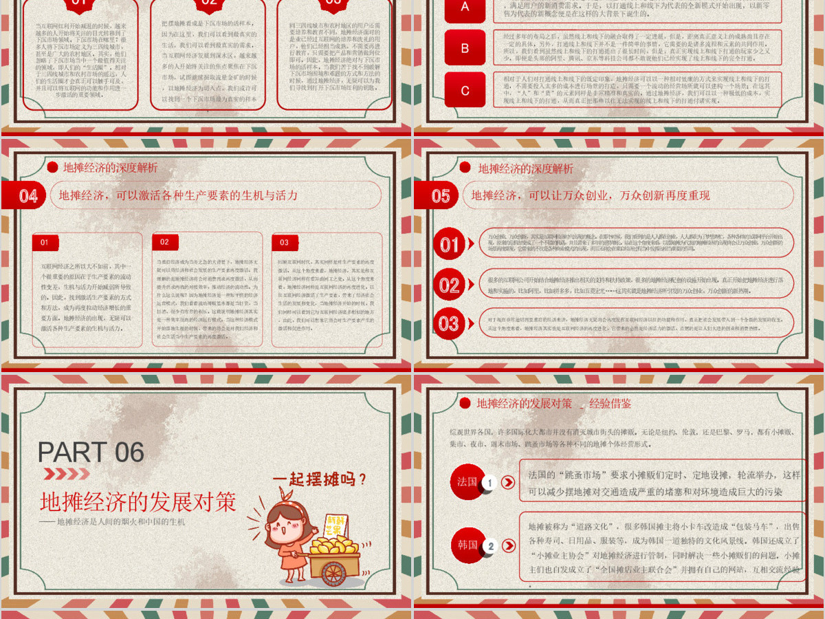 2020创意复古风地摊经济解读PPT 2020创意复古风地摊经济解读PPT