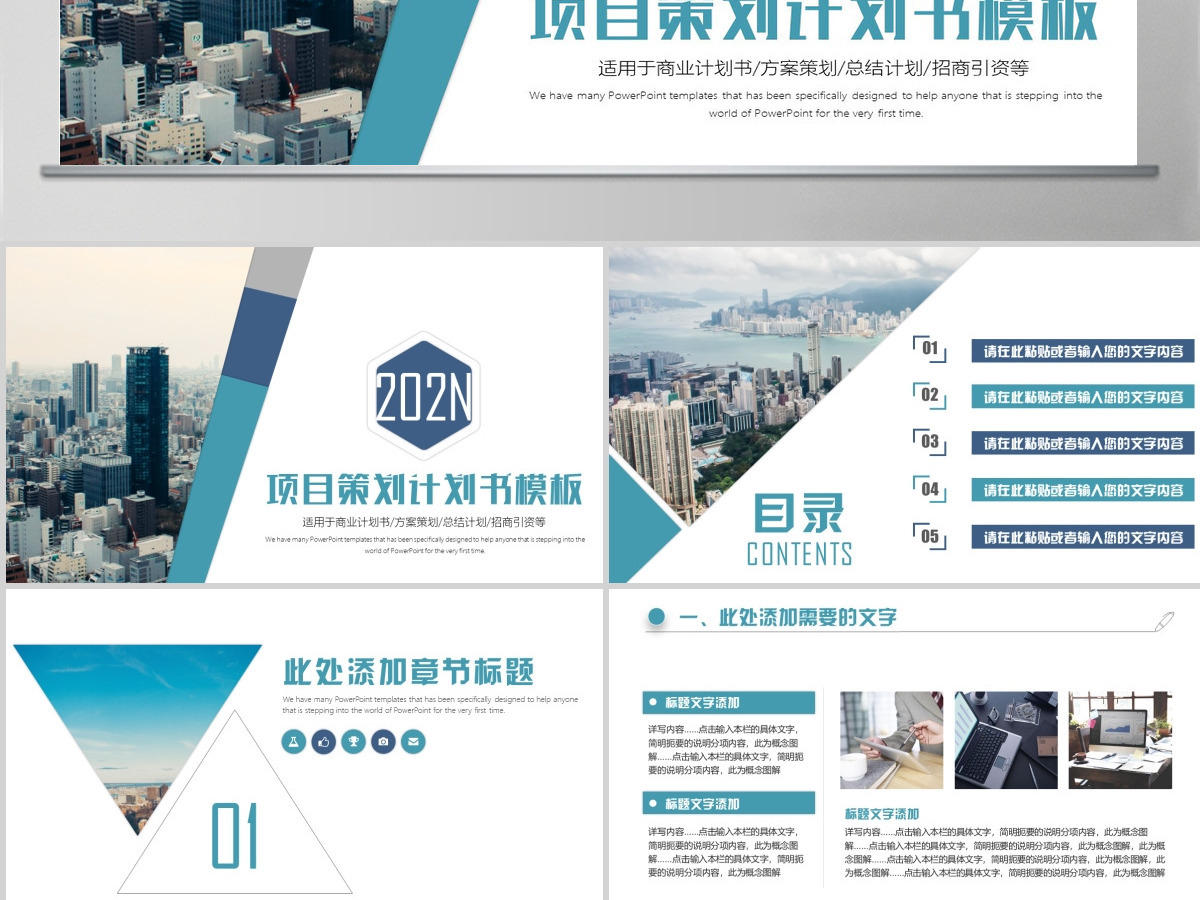 项目策划商业计划书PPT模板 项目策划商业计划书PPT模板