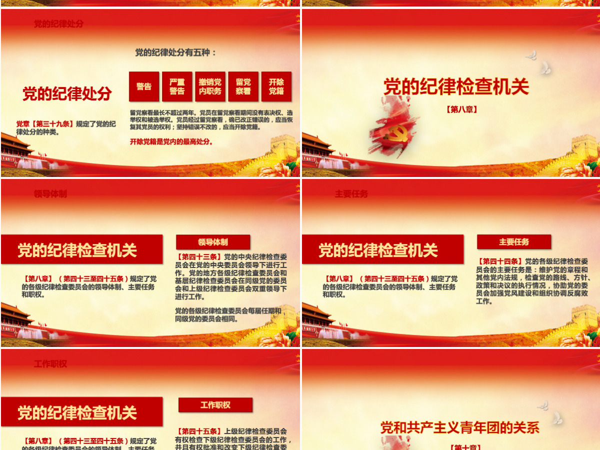 详细解读学习党的章程十九大新党章PPT
