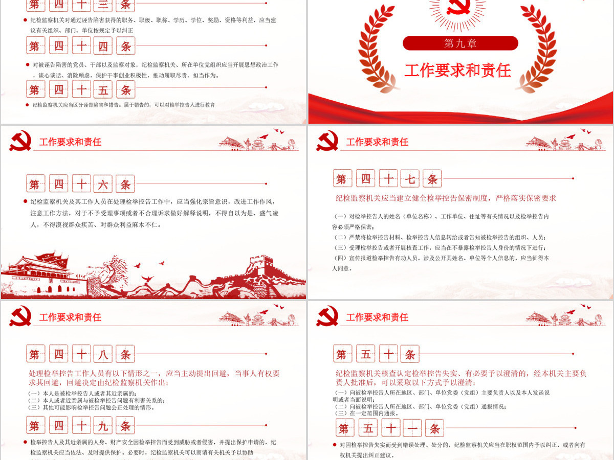 原创纪检监察机关处理检举控告工作规则解读ppt 原创纪检监察机关处理检举控告工作规则解读ppt