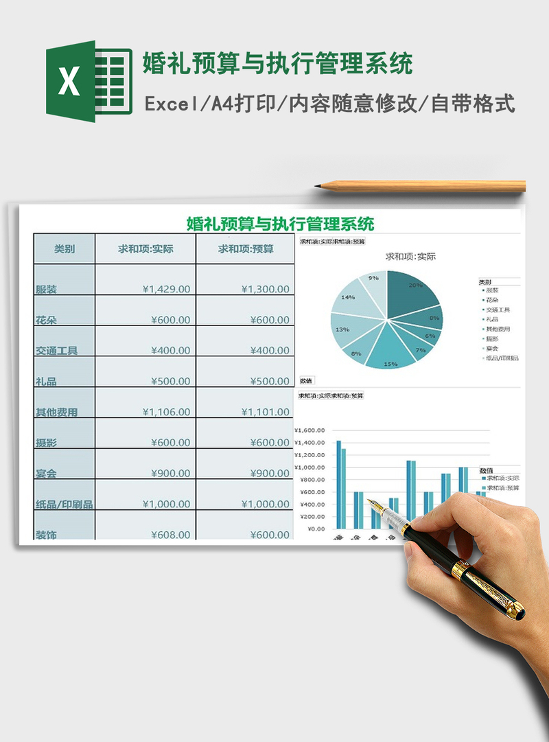 2021年婚礼预算与执行管理系统