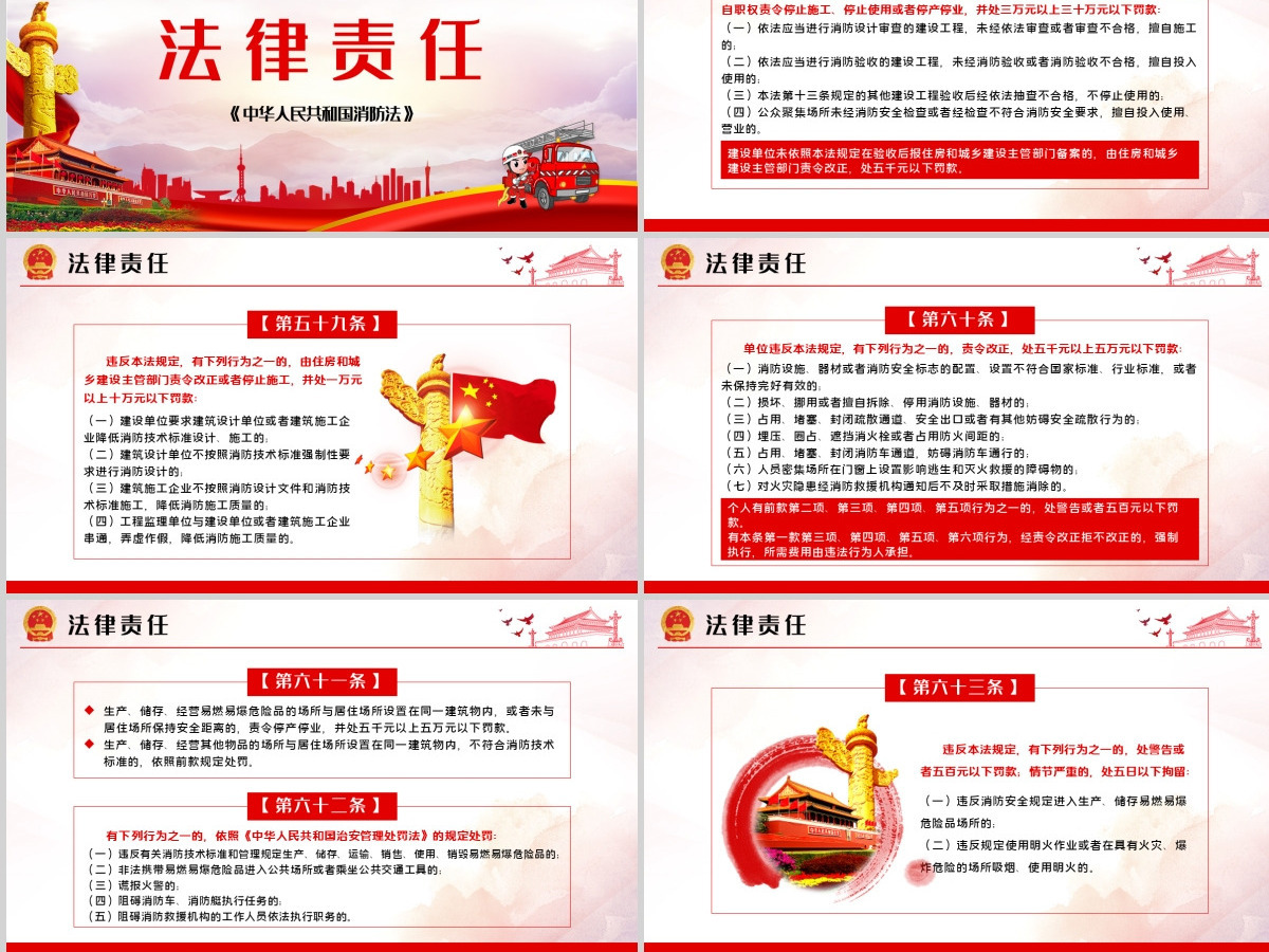 原创学习解读中华人民共和国消防法ppt 原创学习解读中华人民共和国消防法ppt